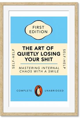 Picture of The Art of Shit Losing Typography Poster